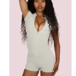 Body By Raven Gray Body Basics Romper
